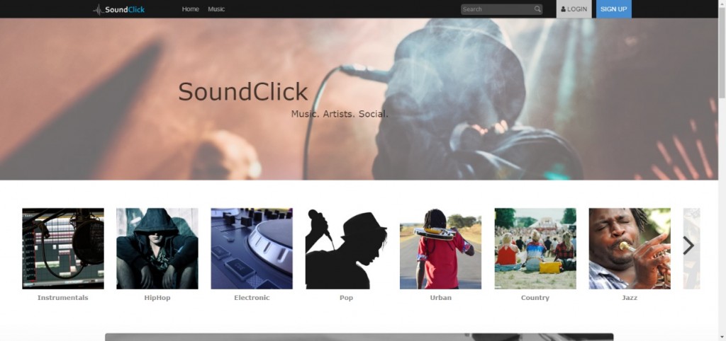  SoundClickサイト