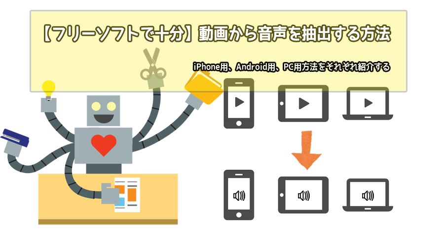 フリーソフトで十分 動画から音声を抽出する方法3選 Rene E Laboratory