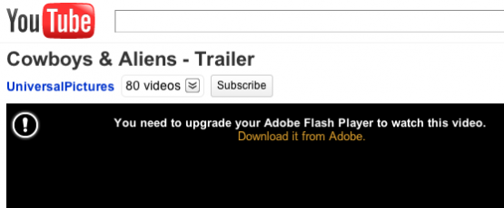 Adobe Flash Playerを更新