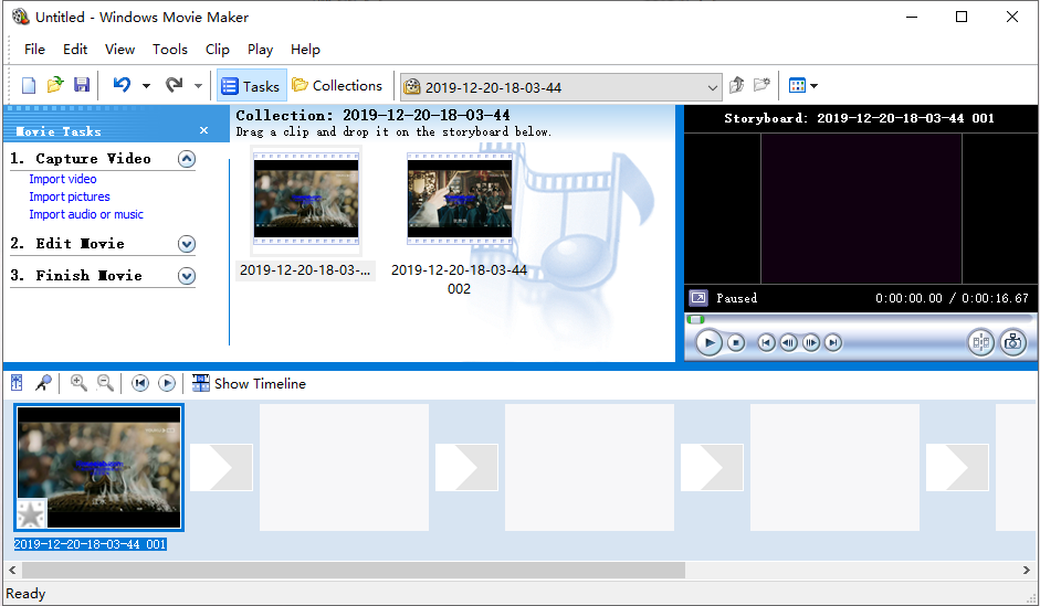 Windows Movie Makerソフト