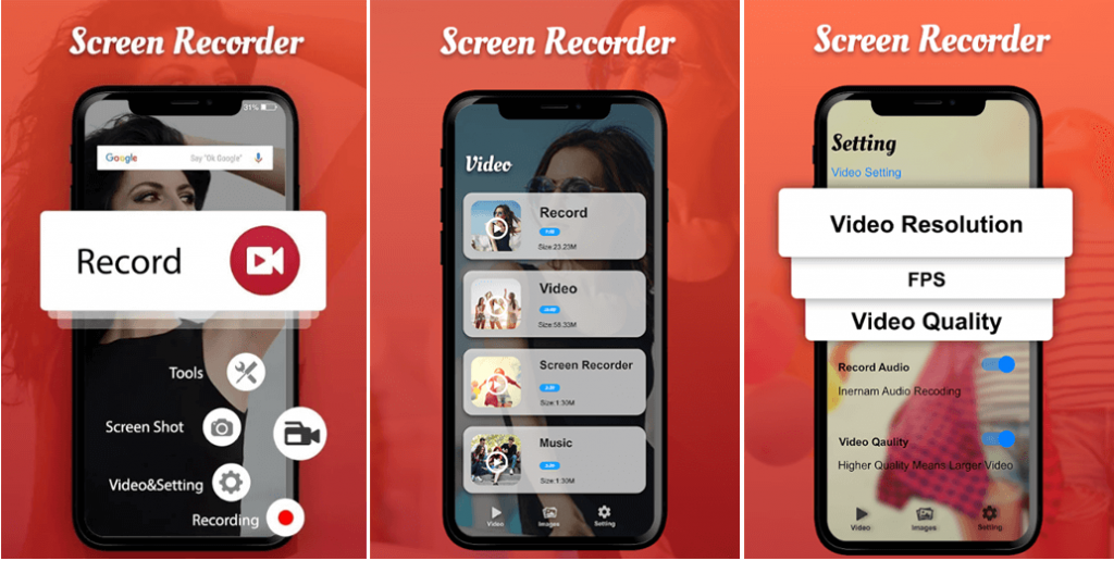 Screen Recorderアプリ