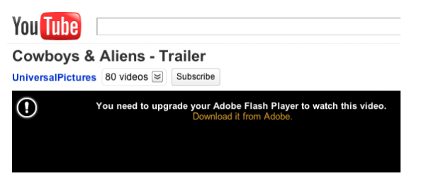 Adobe Flash Player プラグイン