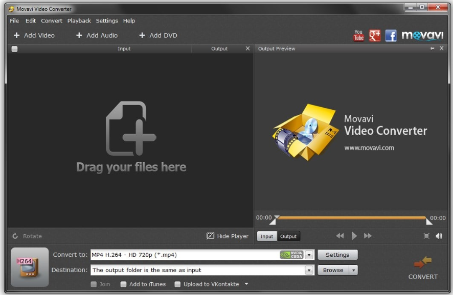 Movavi Video Converterソフト