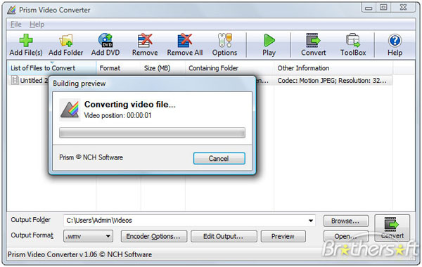 Prism Video Converterソフト